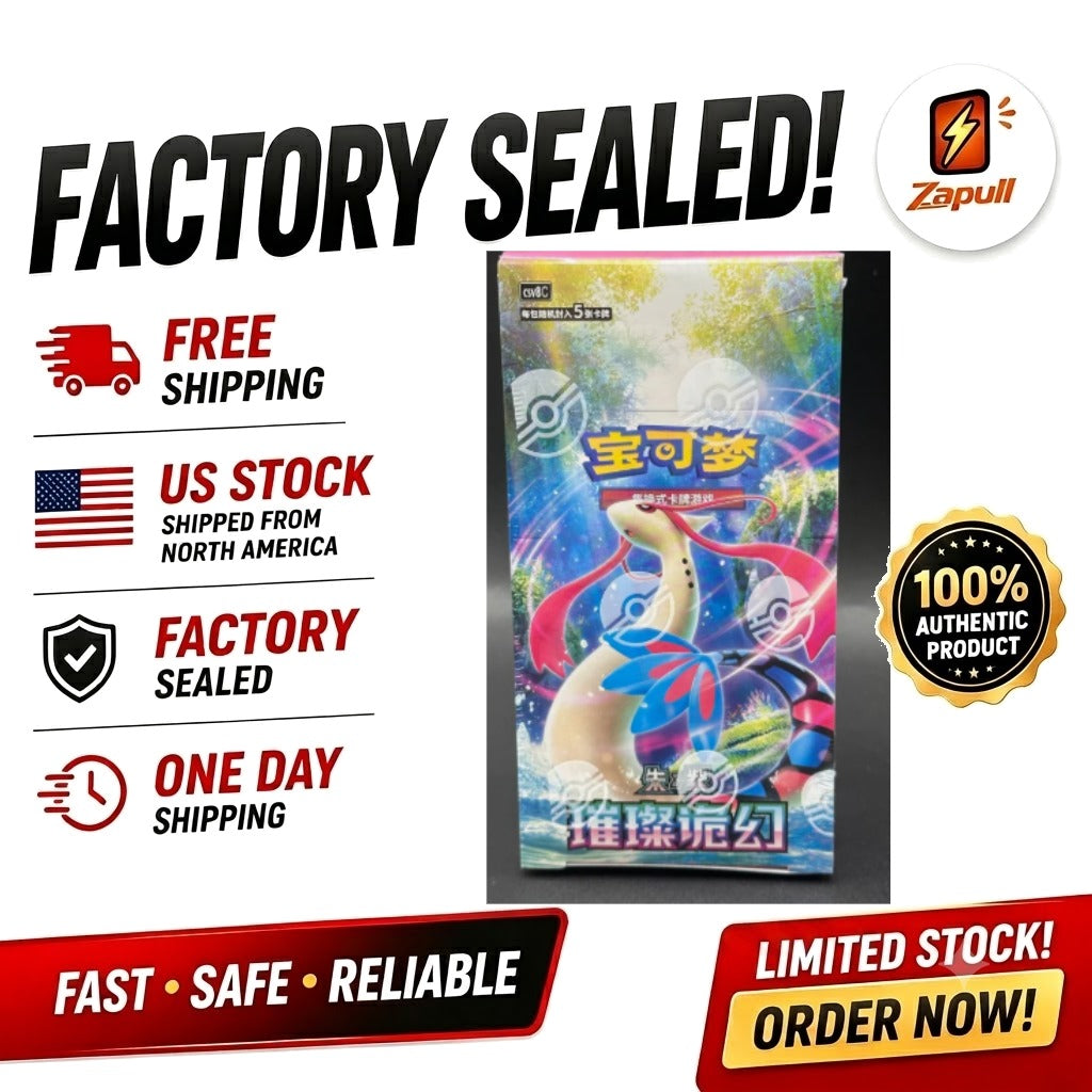 Sparkling Fantasy Booster Box Simplified Chinese Pokémon TCG sealed product kytcg:box-overlay:listings/shopify/pack-5/box-overlay-1788464535479.jpg Main image